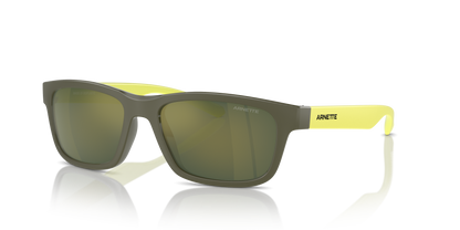 Arnette AN4340 Deya Kids' Sunglasses in 28546R Military / Dark Green Mirror Petrol lens