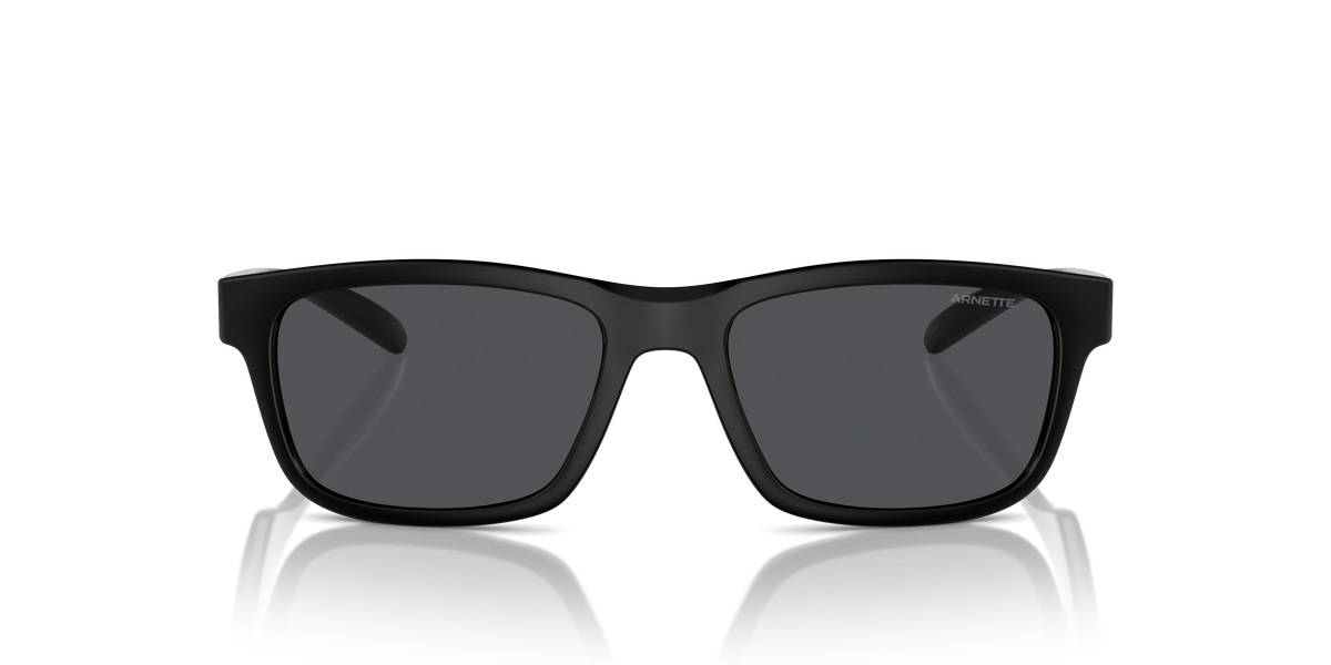 Arnette AN4340 Deya Kids' Sunglasses in 290087 Recycled Black / Dark Grey lens, front view