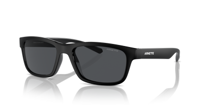Arnette AN4340 Deya Kids' Sunglasses in 290087 Recycled Black / Dark Grey lens
