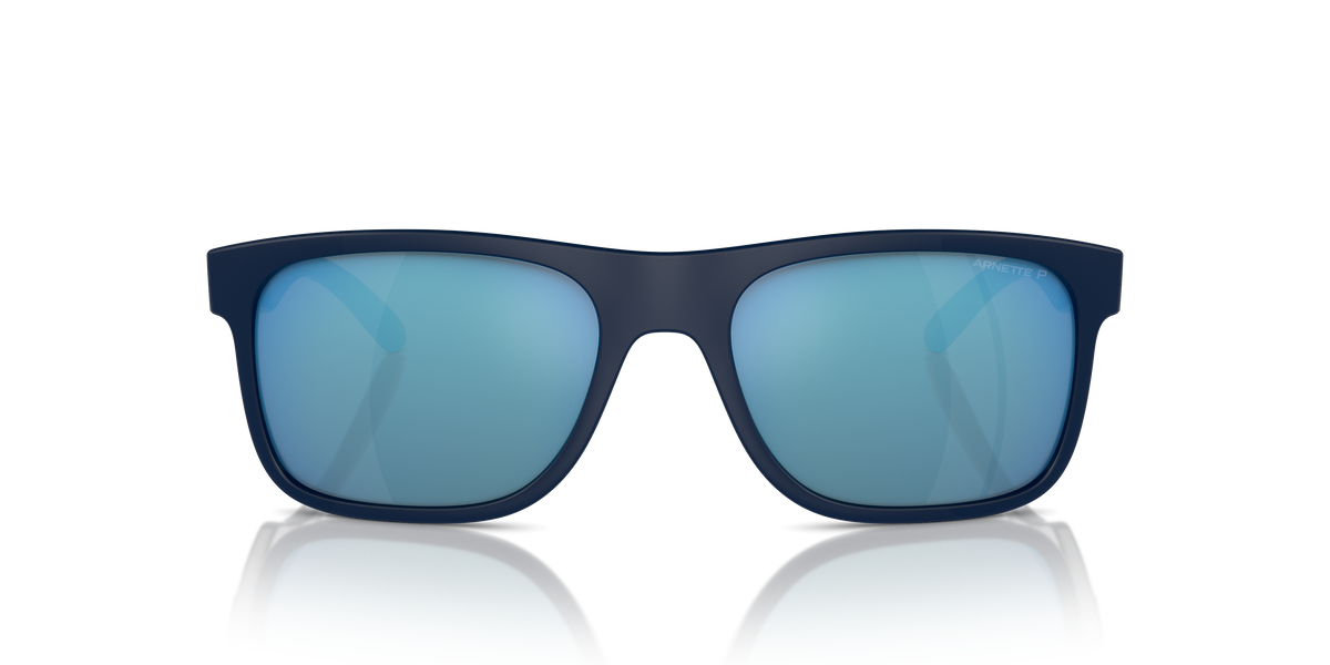 Arnette AN4341 Khim Sunglasses in 275422 Dark Blue / Dark Grey Mirror Water Polarized lens, front view