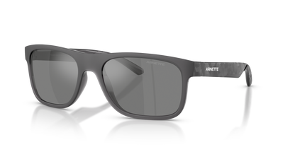 Arnette AN4341 Khim Sunglasses in 27866G Transparent Grey Matt/Shiny / Grey Mirror Silver lens