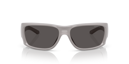 Arnette AN4345 Flipside Sunglasses in 296187 Metallic Grey / Dark Grey lens, front view