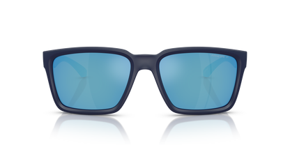 Arnette AN4346 Plot Twist Sunglasses in 275922 Dark Blue Top Matt/Shiny / Dark Grey Mirror Water Polarized lens, front view