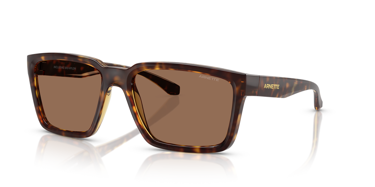 Arnette AN4346 Plot Twist Sunglasses in 277073 Dark Havana / Dark Brown lens
