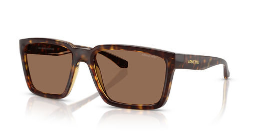 Arnette AN4346 Plot Twist Sunglasses in 277073 Dark Havana / Dark Brown lens