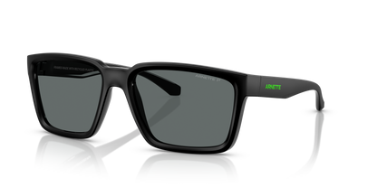 Arnette AN4346 Plot Twist Sunglasses in 290081 Black Matt Top/Shiny / Polarized Grey lens