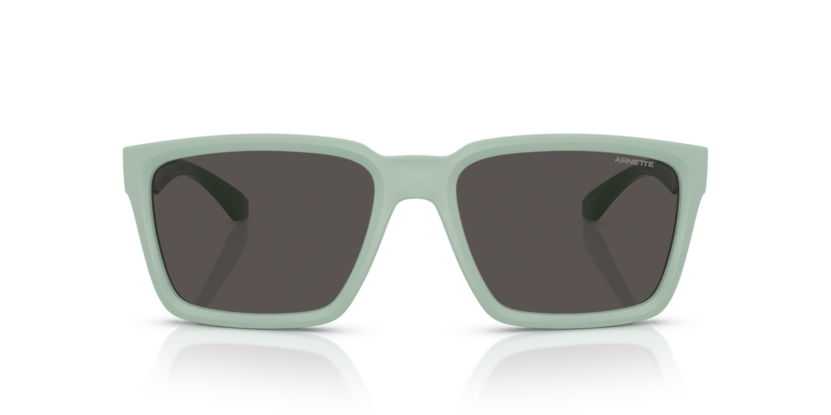 Arnette AN4346 Plot Twist Sunglasses in 296487 Mint Matt Top/Shiny / Dark Grey lens, front view