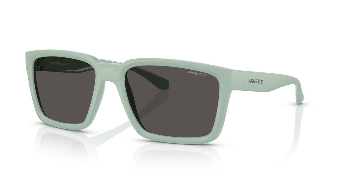 Arnette AN4346 Plot Twist Sunglasses in 296487 Mint Matt Top/Shiny / Dark Grey lens