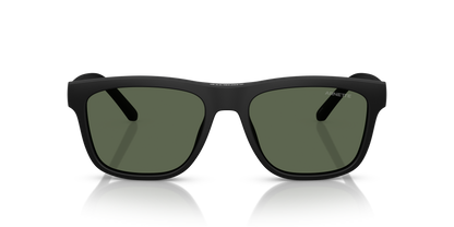 Arnette AN4347U Turbine Sunglasses in 27581W Matte Black / Clear lens, front view