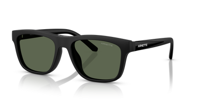 Arnette AN4347U Turbine Sunglasses in 27581W Matte Black / Clear lens