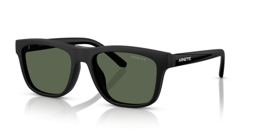 Arnette AN4347U Turbine Sunglasses in 27581W Matte Black / Clear lens