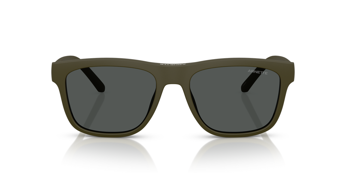 Arnette AN4347U Turbine Sunglasses in 28541W Matte Military / Clear lens, front view