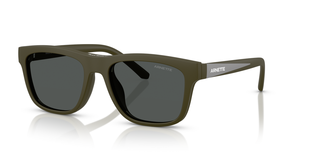 Arnette AN4347U Turbine Sunglasses in 28541W Matte Military / Clear lens
