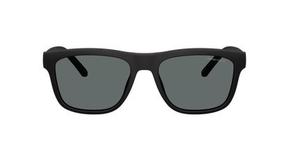 Arnette AN4347U Turbine Sunglasses in 29661W Matte Black / Clear lens, front view