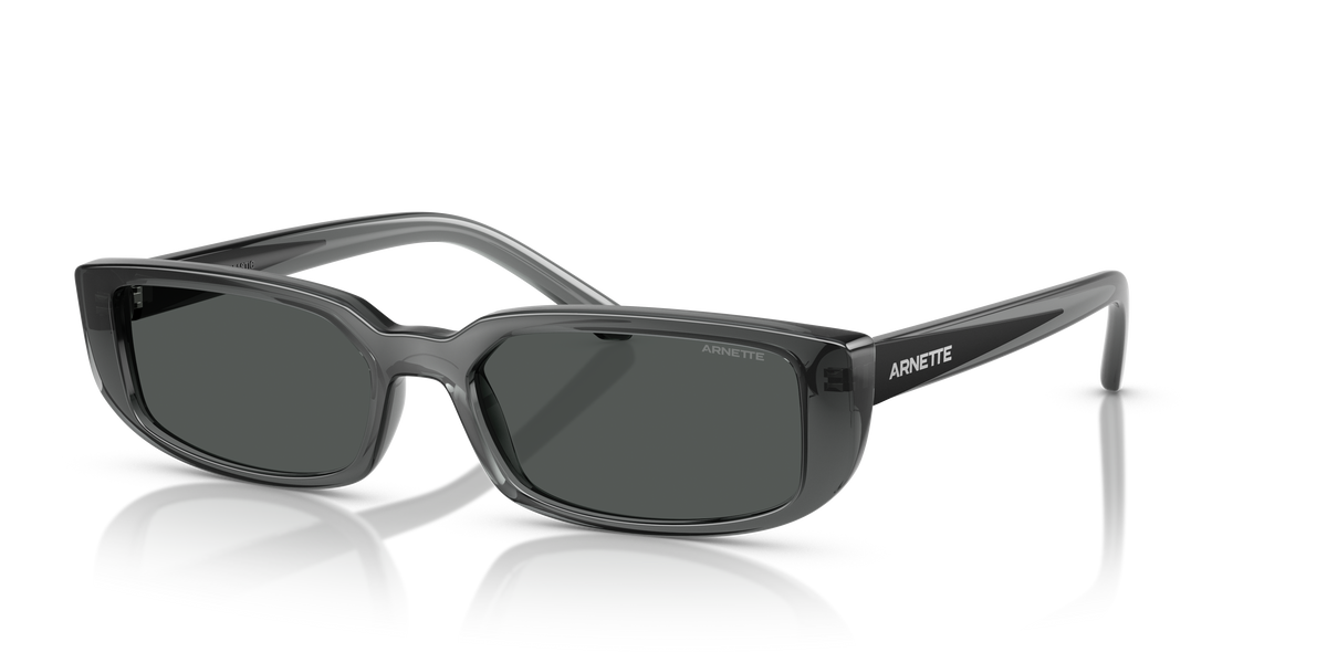 Arnette AN4348 Jet Sunglasses in 296787 Transparent Grey / Dark Grey lens