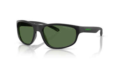 Arnette AN4351 E.z. Kids' Sunglasses in 29672P Transparent Grey Matt/Shiny / Polarized Green lens