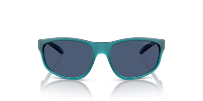 Arnette AN4351 E.z. Kids' Sunglasses in 296880 Transparent Blue Matt/Shiny / Blue lens, front view