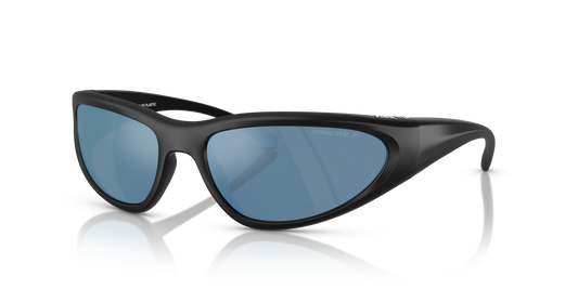 Arnette AN4352 Nineteetwo Sunglasses in 290022 Matte Black / Dark Grey Mirror Water Polarized lens