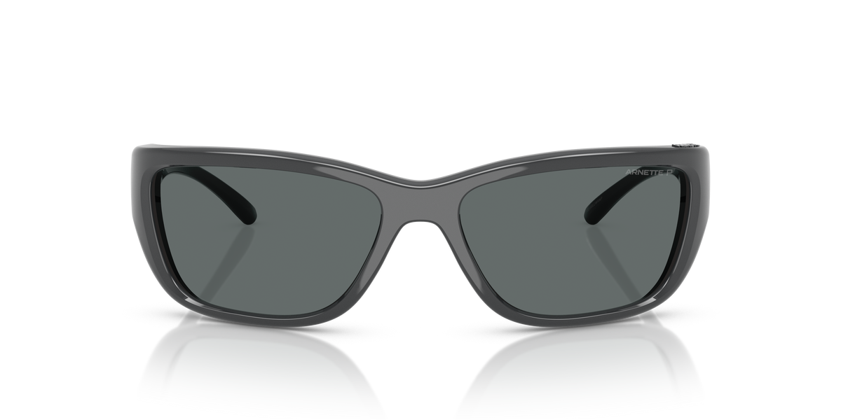 Arnette AN4353 Bubblewrap Sunglasses in 284181 Dark Grey / Polarized Dark Grey lens, front view