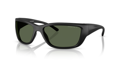 Arnette AN4353 Bubblewrap Sunglasses in 29009A Matte Black / Polarized Dark Green lens