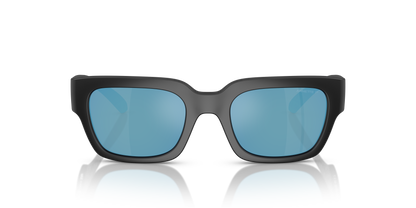 Arnette AN4354 Myndegap Kids' Sunglasses in 275822 Matte Black / Dark Grey Mirror Water Polarized lens, front view