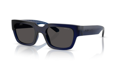 Arnette AN4354 Myndegap Kids' Sunglasses in 299087 Transparent Blue / Dark Grey lens