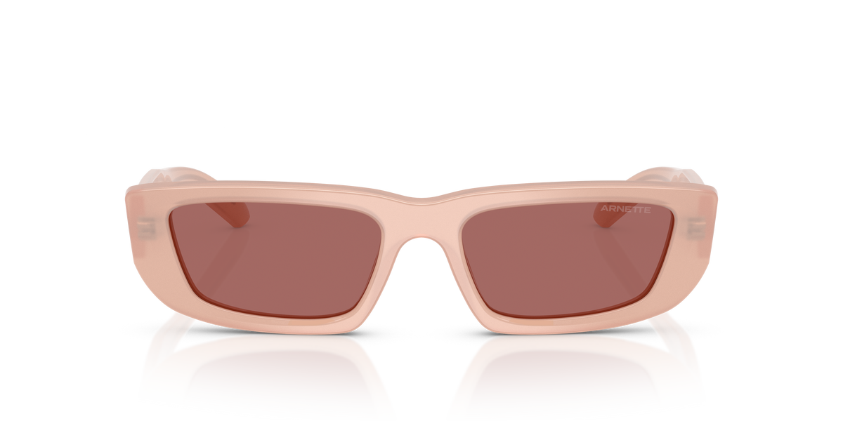 Arnette AN4357 Al Sunglasses in 124769 Opal Peach / Dark Violet lens, front view