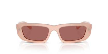 Arnette AN4357 Al Sunglasses in 124769 Opal Peach / Dark Violet lens, front view