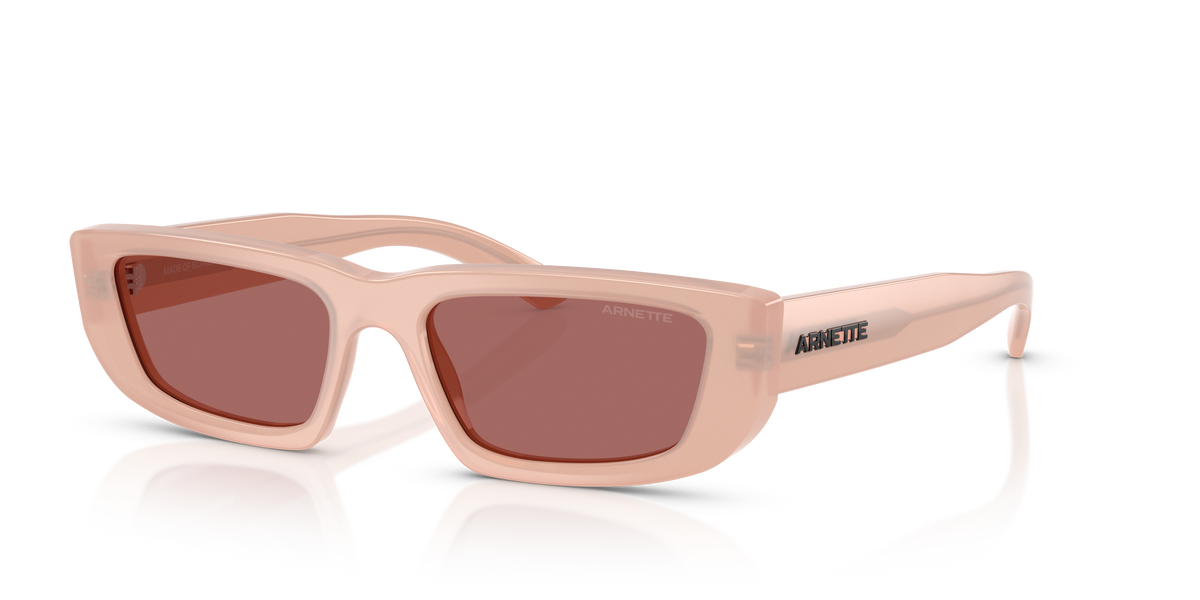 Arnette AN4357 Al Sunglasses in 124769 Opal Peach / Dark Violet lens
