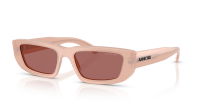 Arnette AN4357 Al Sunglasses in 124769 Opal Peach / Dark Violet lens