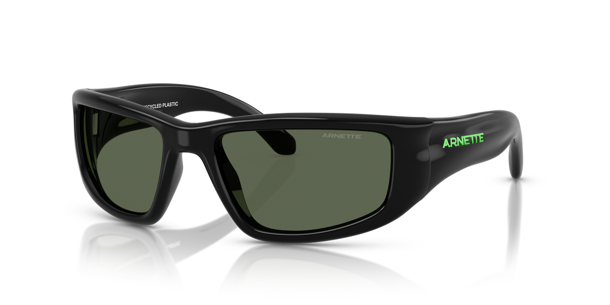 Arnette AN4358 Zyme Sunglasses in 290071 Black / Dark Green lens