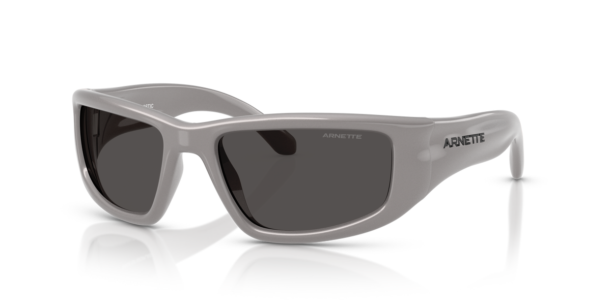 Arnette AN4358 Zyme Sunglasses in 296187 Metallic Silver / Dark Grey lens