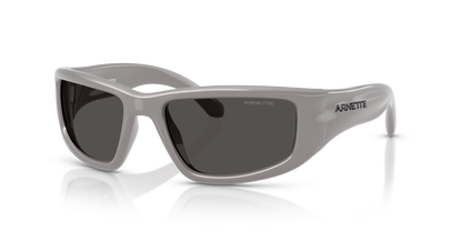 Arnette AN4358 Zyme Sunglasses in 296187 Metallic Silver / Dark Grey lens