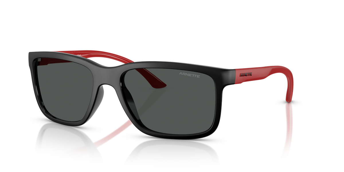 Arnette AN4359 Headlight Sunglasses in 275887 Black Matte/Shiny / Dark Grey lens