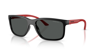 Arnette AN4359 Headlight Sunglasses in 275887 Black Matte/Shiny / Dark Grey lens