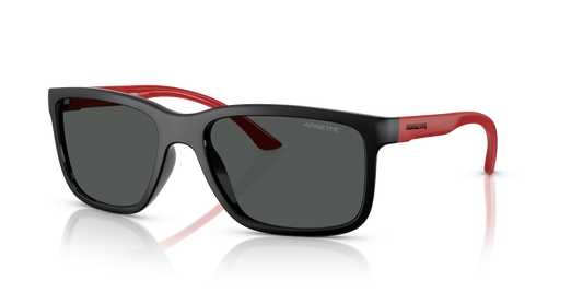 Arnette AN4359 Headlight Sunglasses in 275887 Black Matte/Shiny / Dark Grey lens
