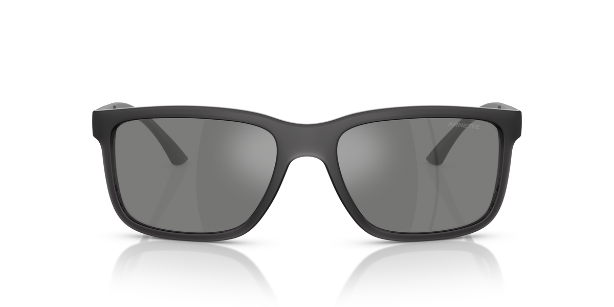 Arnette AN4359 Headlight Sunglasses in 27866G Transparent Grey Matt/Shiny / Grey Mirror Silver lens, front view