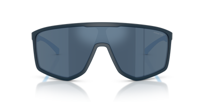 Arnette AN4360 Stripe-M Sunglasses in 275455 Dark Blue / Dark Blue Mirror Blue lens, front view