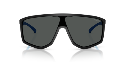 Arnette AN4360 Stripe-M Sunglasses in 275887 Black / Dark Grey lens, front view