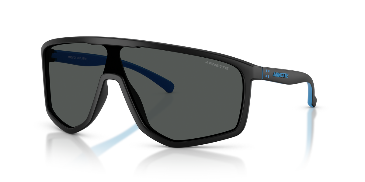 Arnette AN4360 Stripe-M Sunglasses in 275887 Black / Dark Grey lens