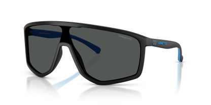 Arnette AN4360 Stripe-M Sunglasses in 275887 Black / Dark Grey lens