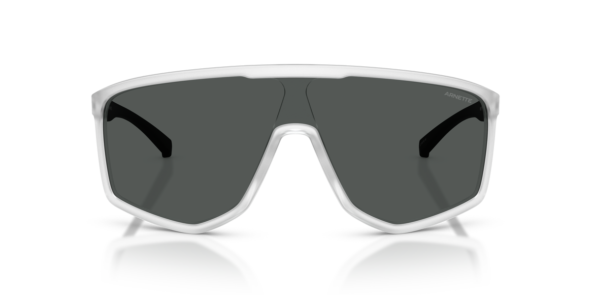 Arnette AN4360 Stripe-M Sunglasses in 276187 Matte Crystal / Dark Grey lens, front view