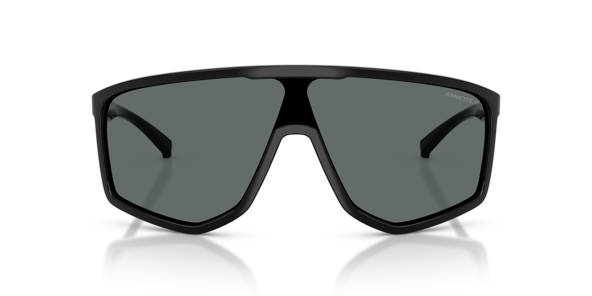 Arnette AN4360 Stripe-M Sunglasses in 290081 Recycled Black / Dark Grey Polarized lens, front view