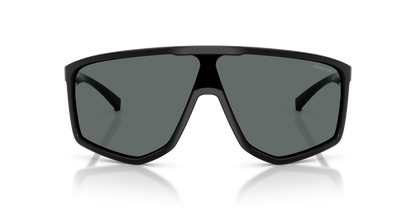 Arnette AN4360 Stripe-M Sunglasses in 290081 Recycled Black / Dark Grey Polarized lens, front view