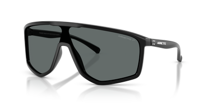 Arnette AN4360 Stripe-M Sunglasses in 290081 Recycled Black / Dark Grey Polarized lens