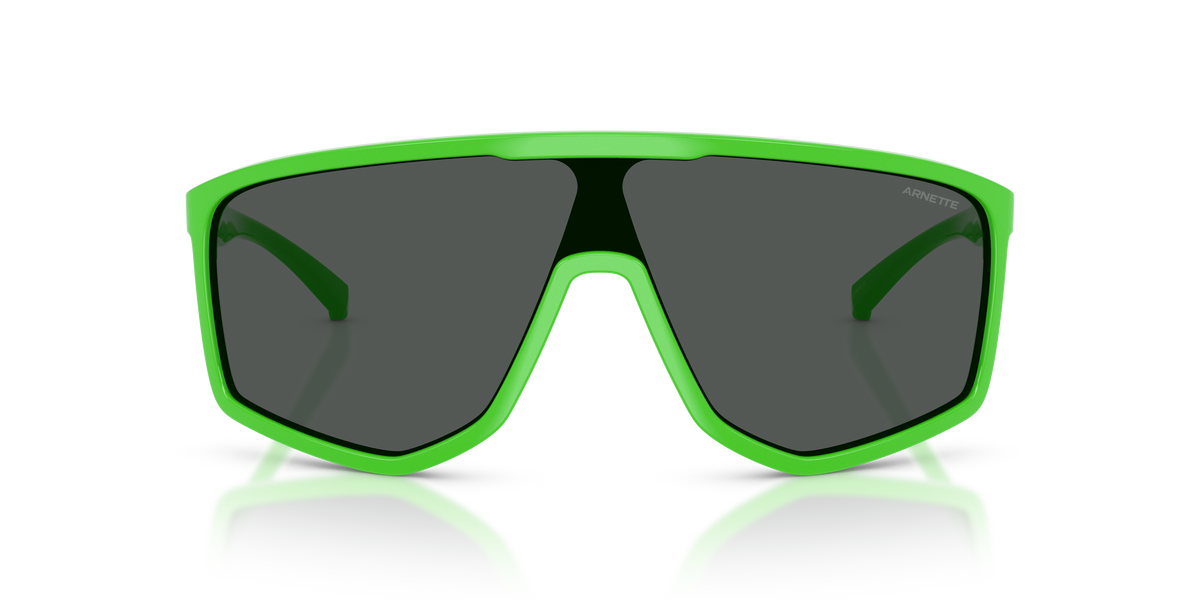 Arnette AN4360 Stripe-M Sunglasses in 295087 Gekko Green / Dark Grey lens, front view