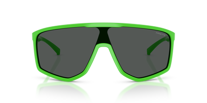 Arnette AN4360 Stripe-M Sunglasses in 295087 Gekko Green / Dark Grey lens, front view
