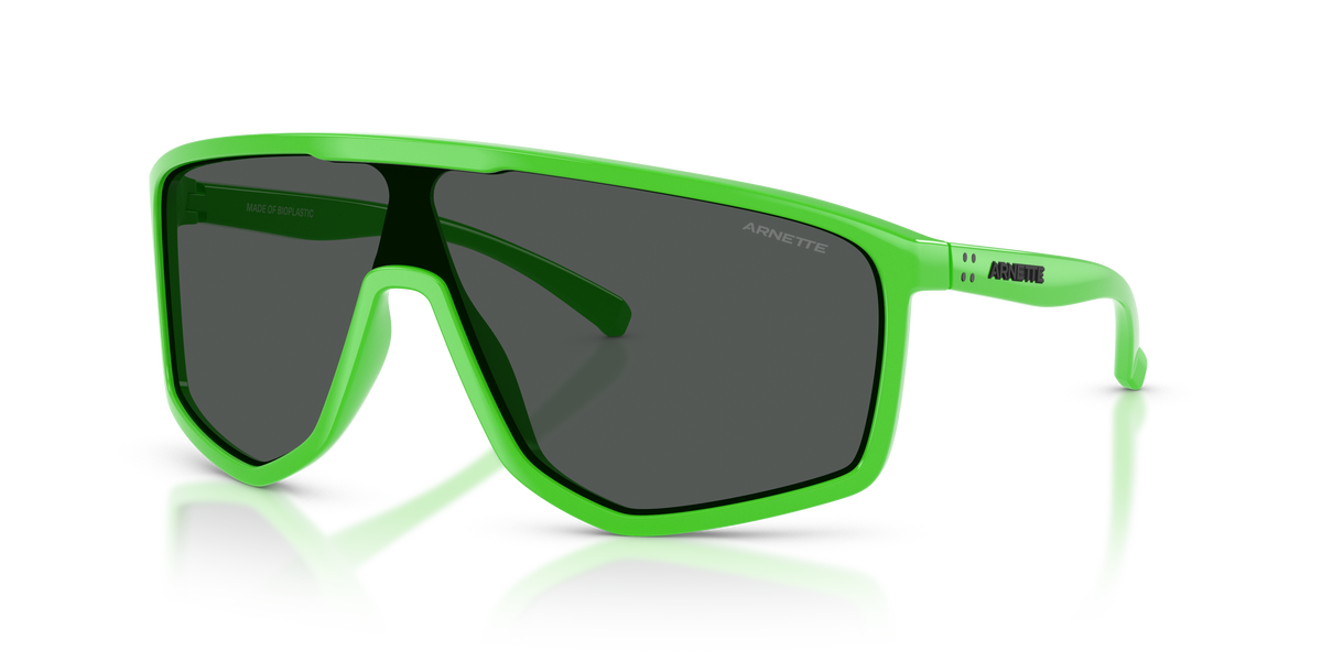 Arnette AN4360 Stripe-M Sunglasses in 295087 Gekko Green / Dark Grey lens