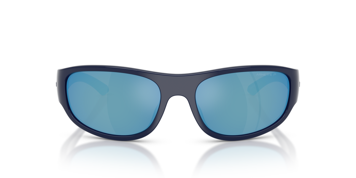 Arnette AN4361 Gondo Sunglasses in 275422 Blue / Dark Grey Mirror Water Polarized lens, front view
