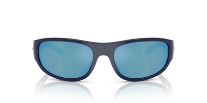 Arnette AN4361 Gondo Sunglasses in 275422 Blue / Dark Grey Mirror Water Polarized lens, front view